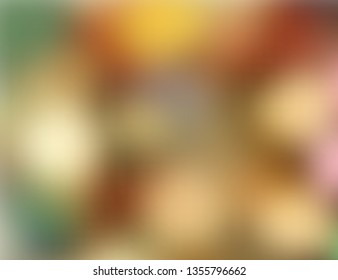 Abstract background. Bokeh light effect on background. Festive design. Place for text.  Vector illustration. 