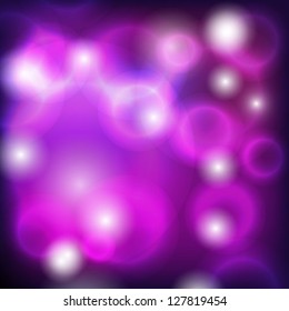 abstract background with bokeh lights