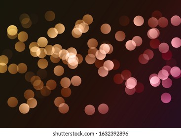 Fondo abstracto con diseño de luces de bokek