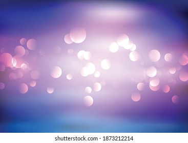 Fondo abstracto con diseño de luces de bokek