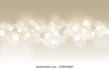 Abstract background with bokeh soft lights. Vector illustration.