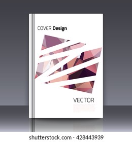 Abstract background for booklet. Abstract Background with triangles. Colorful triangles. Abstract triangles. Abstract geometry. Abstract background for covers and banners. Banner and cover for booklet