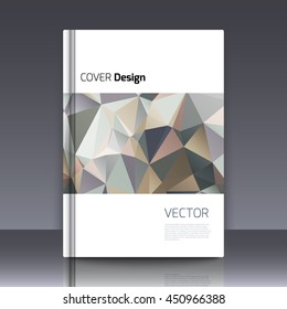 Abstract background for booklet. Abstract Background with triangles. Colorful triangles. Abstract triangles. Abstract geometry. Abstract background for covers and banners. Banner and cover for booklet