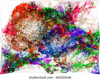 Abstract background for books, advertising and presentations layouts, title backgrounds. Geometric low polygonal mosaic backdrop. Vector clip art.