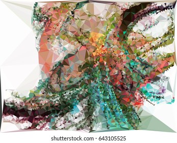 Abstract background for books, advertising and presentations layouts, title backgrounds. Geometric low polygonal mosaic backdrop. Vector clip art.