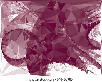 Abstract background for books, advertising and presentations layouts, title backgrounds. Geometric low polygonal mosaic backdrop. Vector clip art.