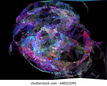 Abstract background for books, advertising and presentations layouts, title backgrounds. Geometric low polygonal mosaic backdrop. Vector clip art.