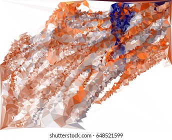 Abstract background for books, advertising and presentations layouts, title backgrounds. Geometric low polygonal mosaic backdrop. Vector clip art.