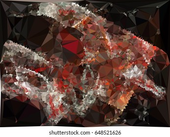 Abstract background for books, advertising and presentations layouts, title backgrounds. Geometric low polygonal mosaic backdrop. Vector clip art.