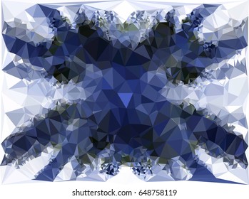Abstract background for books, advertising and presentations layouts, title backgrounds. Geometric low polygonal mosaic backdrop. Vector clip art.