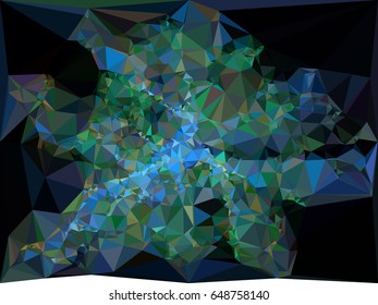 Abstract background for books, advertising and presentations layouts, title backgrounds. Geometric low polygonal mosaic backdrop. Vector clip art.