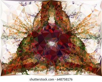 Abstract background for books, advertising and presentations layouts, title backgrounds. Geometric low polygonal mosaic backdrop. Vector clip art.