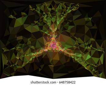Abstract background for books, advertising and presentations layouts, title backgrounds. Geometric low polygonal mosaic backdrop. Vector clip art.