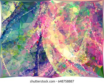 Abstract background for books, advertising and presentations layouts, title backgrounds. Geometric low polygonal mosaic backdrop. Vector clip art.