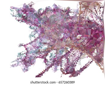 Abstract background for books, advertising and presentations layouts, title backgrounds. Geometric low polygonal mosaic backdrop. Vector clip art.
