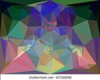 Abstract background for books, advertising and presentations layouts, title backgrounds. Geometric low polygonal mosaic backdrop. Vector clip art.