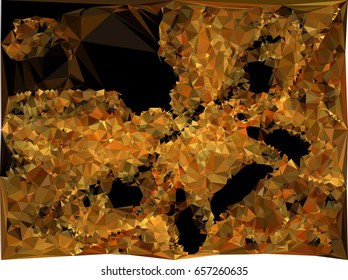 Abstract background for books, advertising and presentations layouts, title backgrounds. Geometric low polygonal mosaic backdrop. Vector clip art.