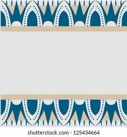 abstract background. border. retro ornament