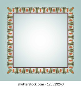 abstract background. border. retro ornament.