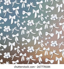 Abstract background with bow for design can be used for invitation, congratulation