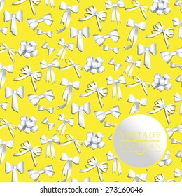 Abstract background with bow for design can be used for invitation, congratulation
