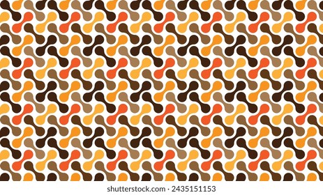 Abstract background with a bowling pawn motif. Colorful geometric seamless pattern background. Vector abstract wallpaper