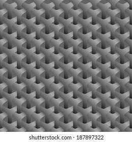 Abstract background braided bark monochrome pattern seamless