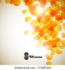 abstract background, brain