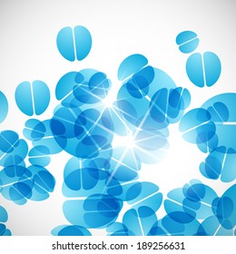 abstract background: brain