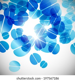 abstract background: brain