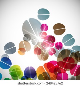 abstract background: brain