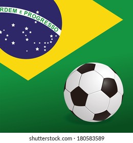 abstract background with a brazil allusive objects