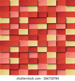 Abstract background with  bricks. Eps10 Vector illustration