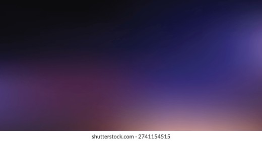 Abstract background with bright blue and pink light flares on a purple gradient blur blurred