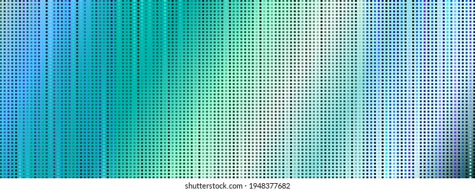 Fondo abstracto con gradiente azul-verde brillante. El color de la marea. Fondo de primavera fresco. Hielo. Cuadrícula de píxeles. Mosaico. Ilustración vectorial. Usar como fondo, base, banner. Eps10.