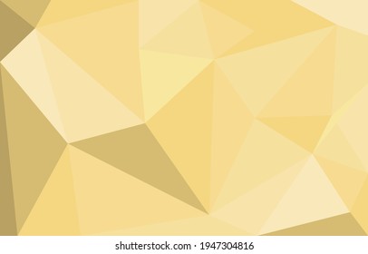 Abstract background of bright brown low polygon geometric triangle shape, vector illustration, minimal style