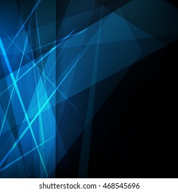 Abstract background with bright colored lines. Geometric vector illustration.