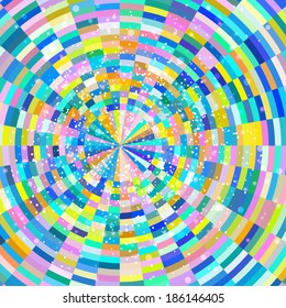 abstract background with bright colored rectangles. Blank for your design. Without clipping mask