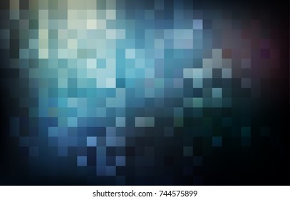 Abstract Background Bright Colored, Square, Glowing