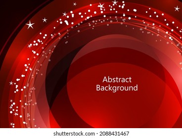 Abstract background bright colorful circles and lines, dots. Modern simple creative design with geometric patterns, dynamic shapes. Vector illustration