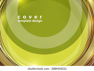 Abstract background bright colorful circles and lines. Modern simple creative design with geometric patterns, dynamic shapes. Vector illustration