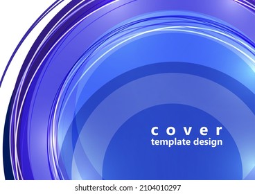 Abstract background bright colorful circles and lines. Modern simple creative design with geometric patterns, dynamic shapes. Vector illustration
