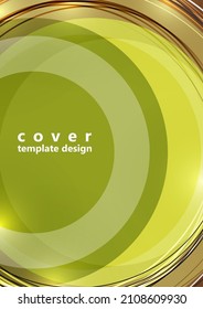 Resumen de fondo de círculos y líneas brillantes y coloridas. Diseño creativo moderno y sencillo con patrones geométricos, formas dinámicas. Ilustración del vector