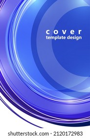 Abstrakter Hintergrund, helle, bunte Kreise und Linien. Modernes, einfaches kreatives Design mit geometrischen Mustern, dynamischen Formen. Vektorgrafik