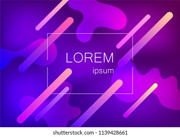 Abstract background. Bright colorful dynamic shapes . Eps10 vector illustration.
