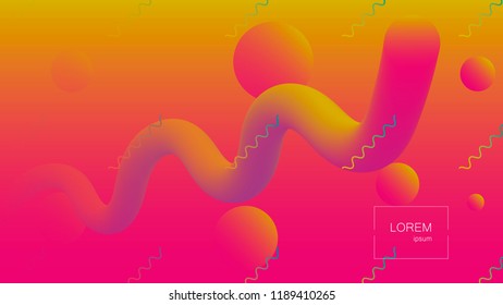 Abstract background. Bright colorful dynamic shapes . Eps10 vector illustration.