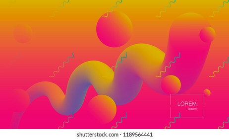 Abstract background. Bright colorful dynamic shapes . Eps10 vector illustration.