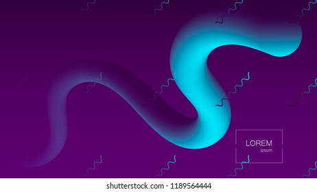 Abstract background. Bright colorful dynamic shapes . Eps10 vector illustration.