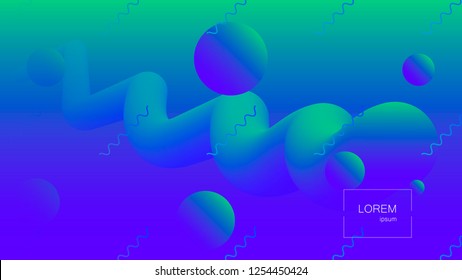 Abstract background. Bright colorful dynamic shapes . Eps10 vector illustration.