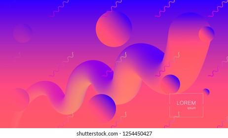 Abstract background. Bright colorful dynamic shapes . Eps10 vector illustration.